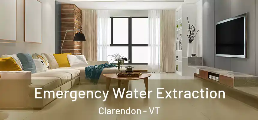  Emergency Water Extraction Clarendon - VT